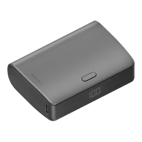 energea compac 35, 10000mah universal power bank pd35w - gunmetal